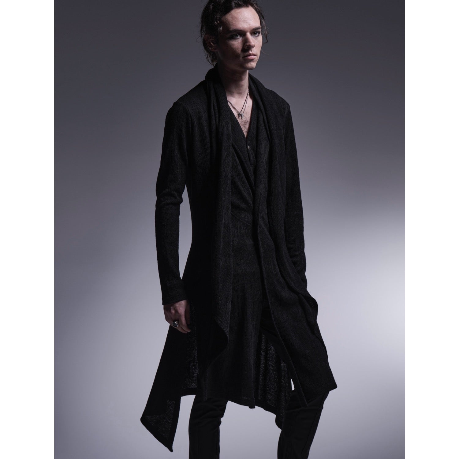 kiryuyrik(キリュウキリュウ)PythonJQD StoalCardigan / Black