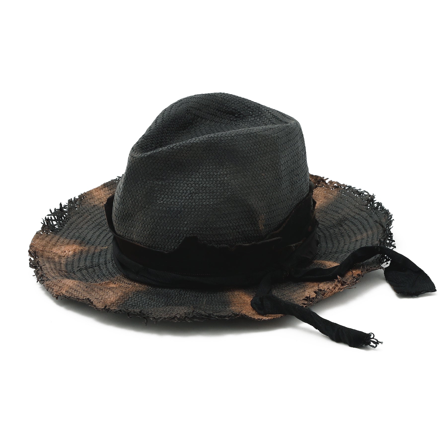 triangles hat(トライアングルズハット) Bleach Paper Fedora Hat / BLACK – ANRE-R SALON