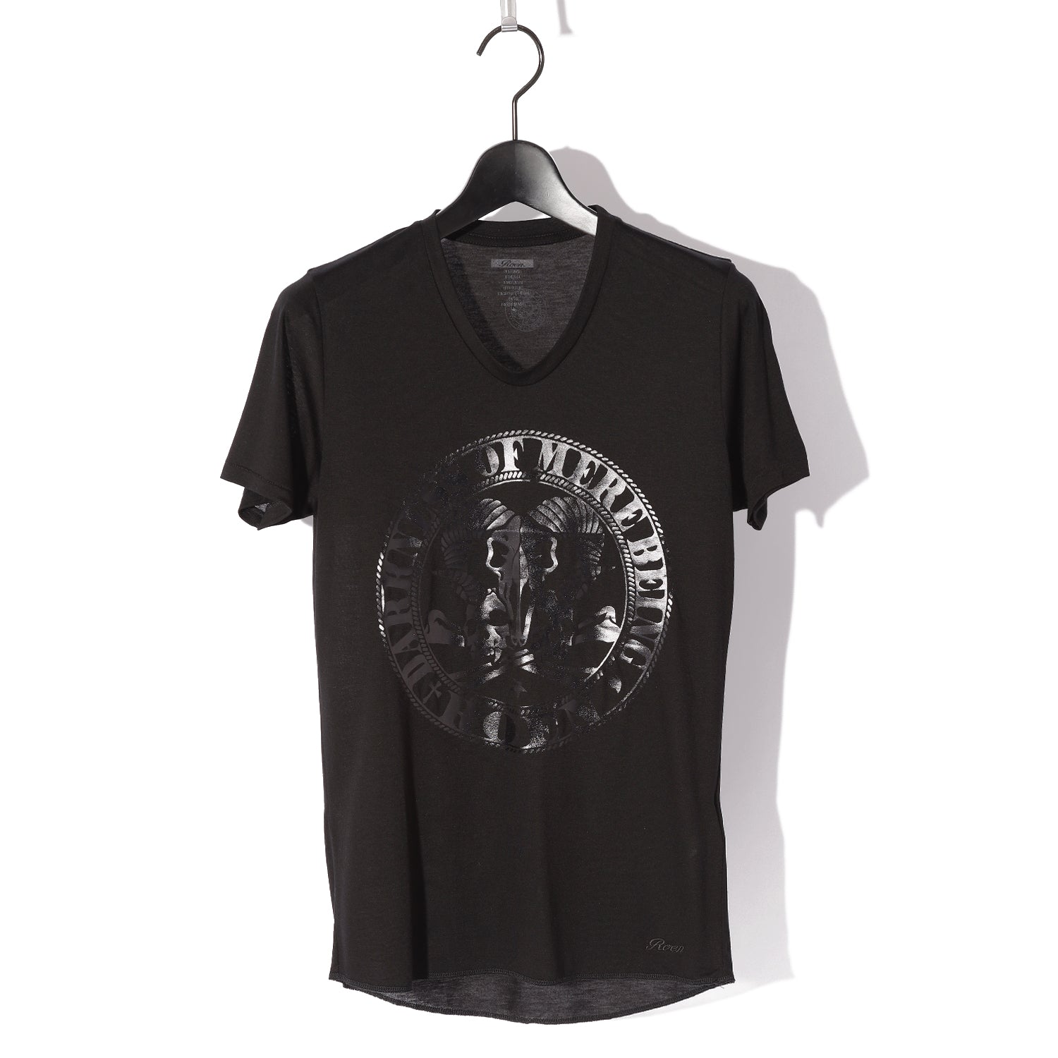 Roen(ロエン)GOAT SKULL HALF SLEEVE T / BLACK – ANRE-R SALON