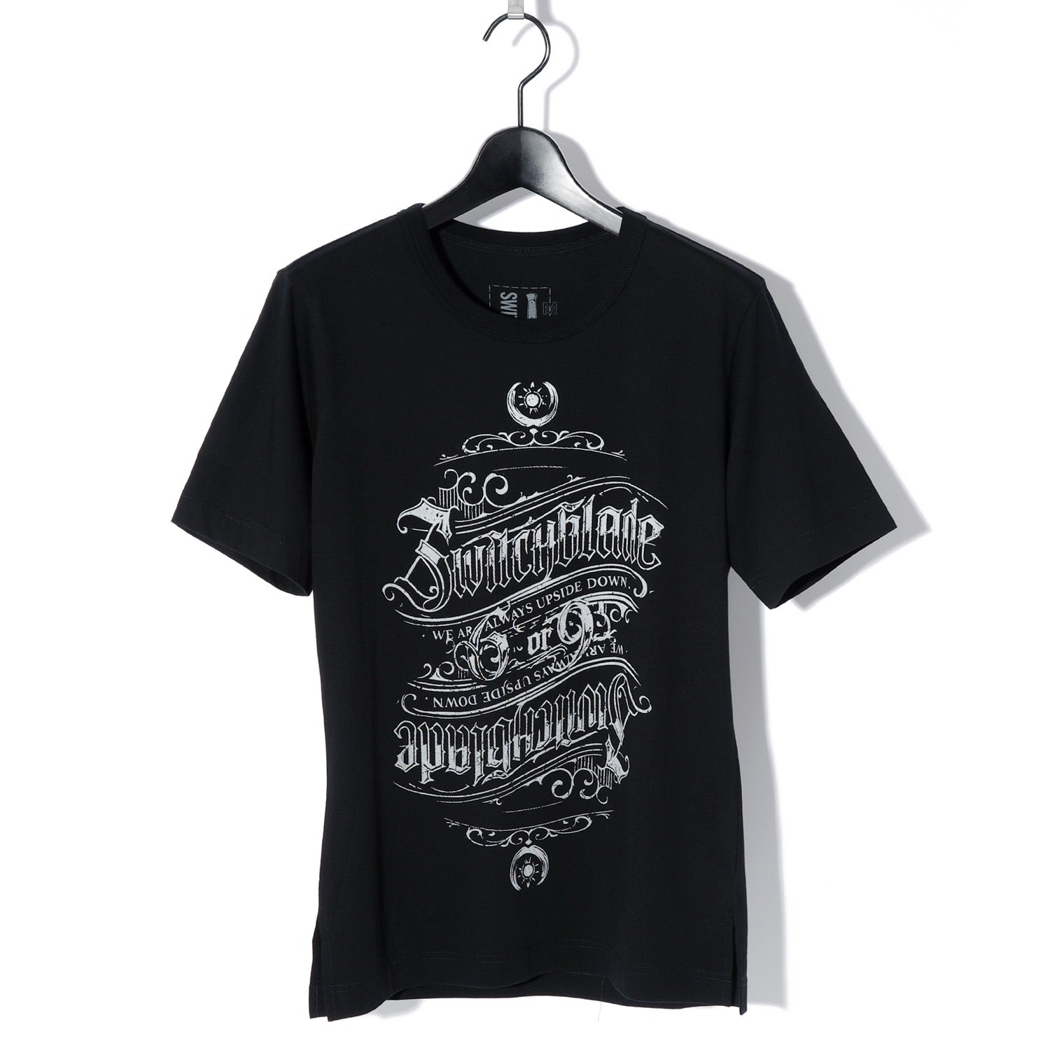 SWITCHBLADE(スイッチブレード) UPSIDE-DOWN SWITCHBLADE TEE / BLACK
