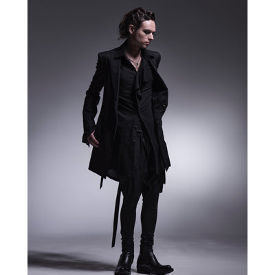 CoatingHighTensionJersey SaruelPants / Black