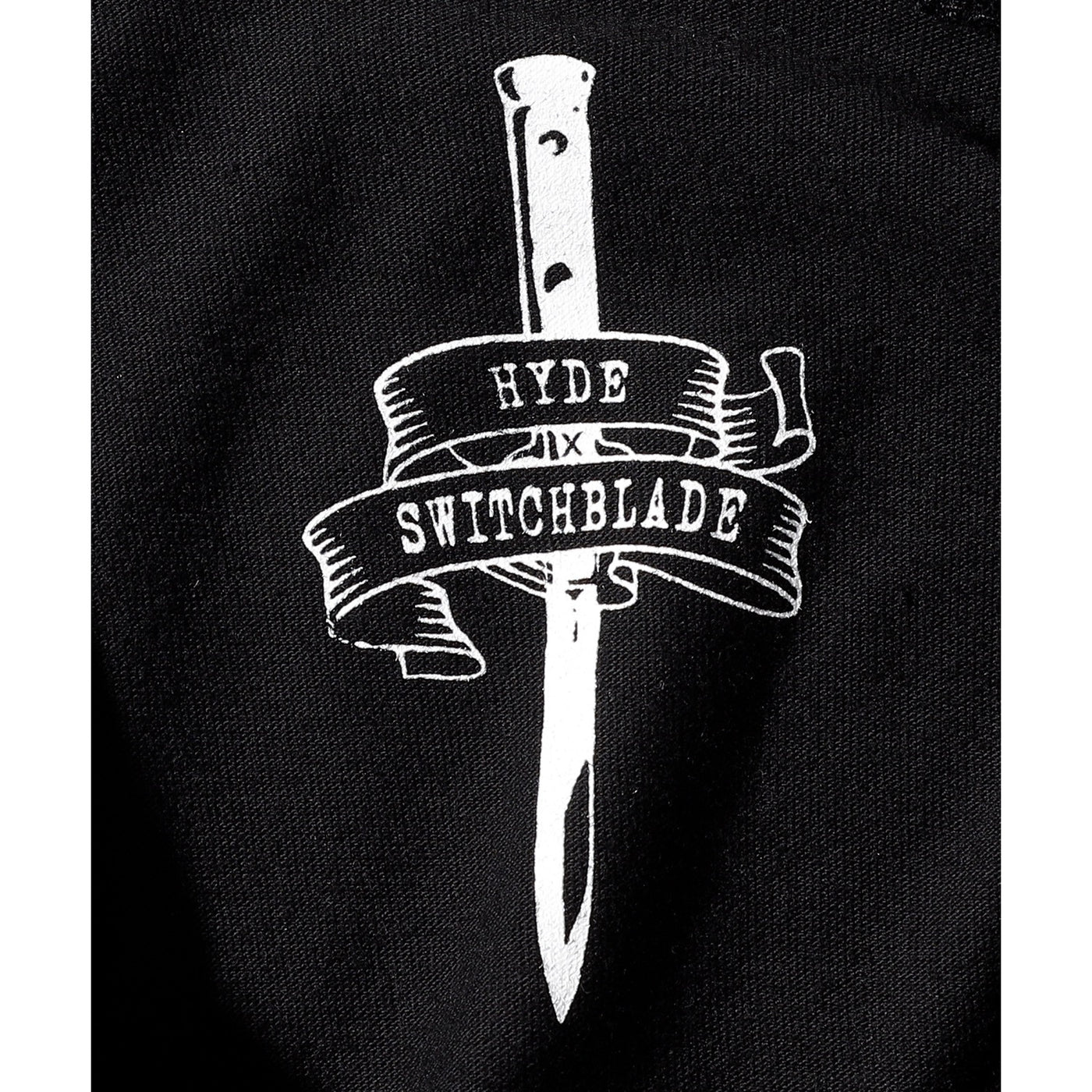 HYDE×SWITCHBLADE PONCHO T-SHIRT / BLACK