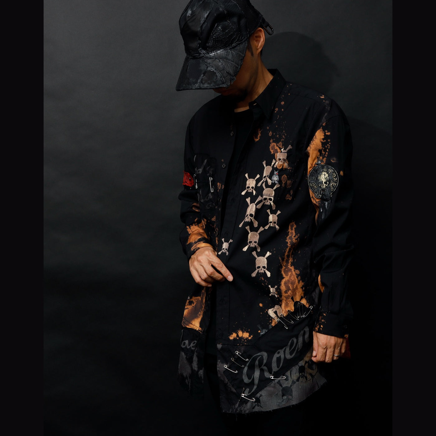 REMAKE MESSAGE SKULL BLEACH SH / BLACK