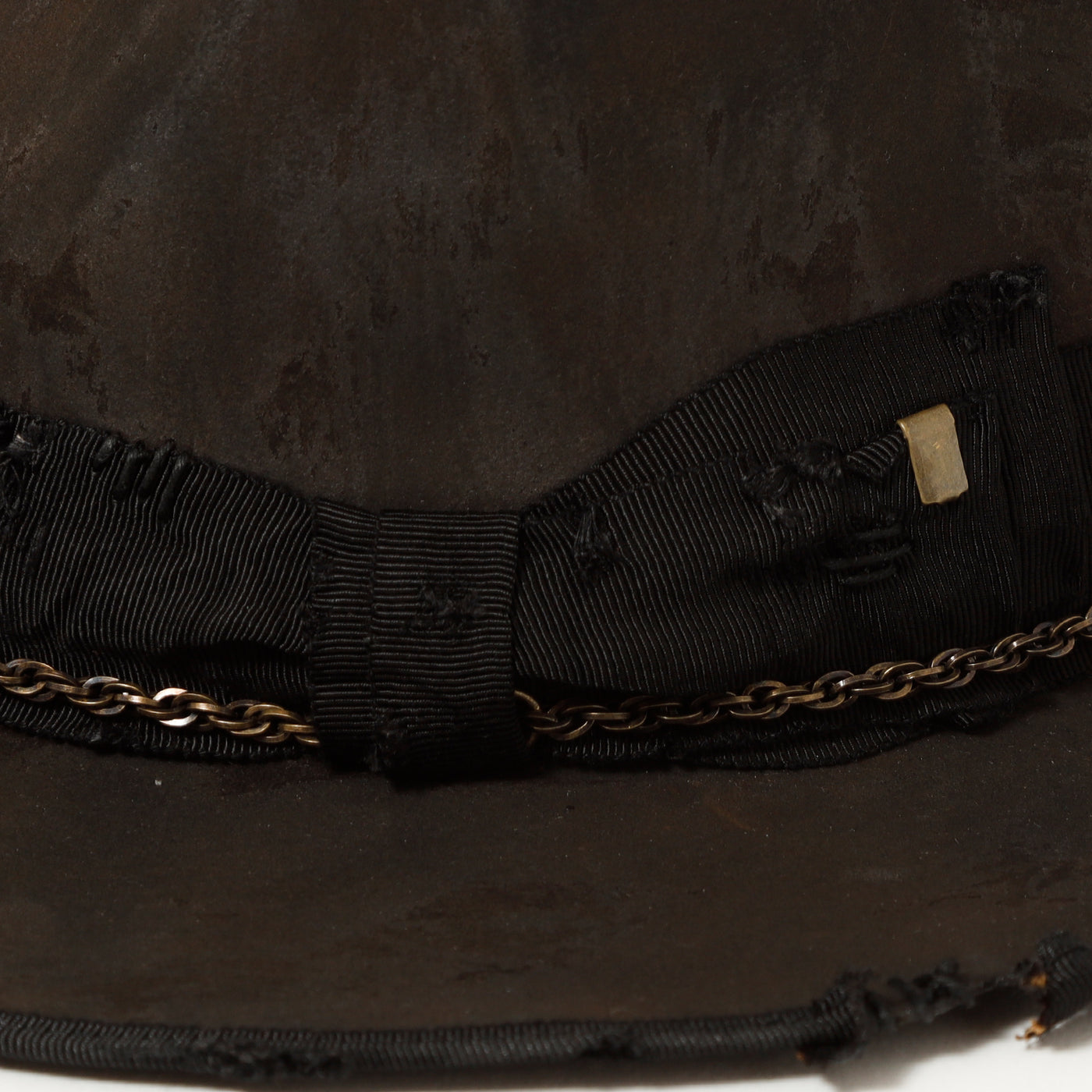 Charcoal Beaver Fedora Hat / BLACK