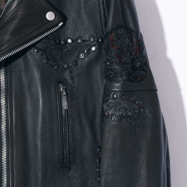 Roen(ロエン) WAPPEN RIDERS JKT / BLACK – ANRE-R SALON