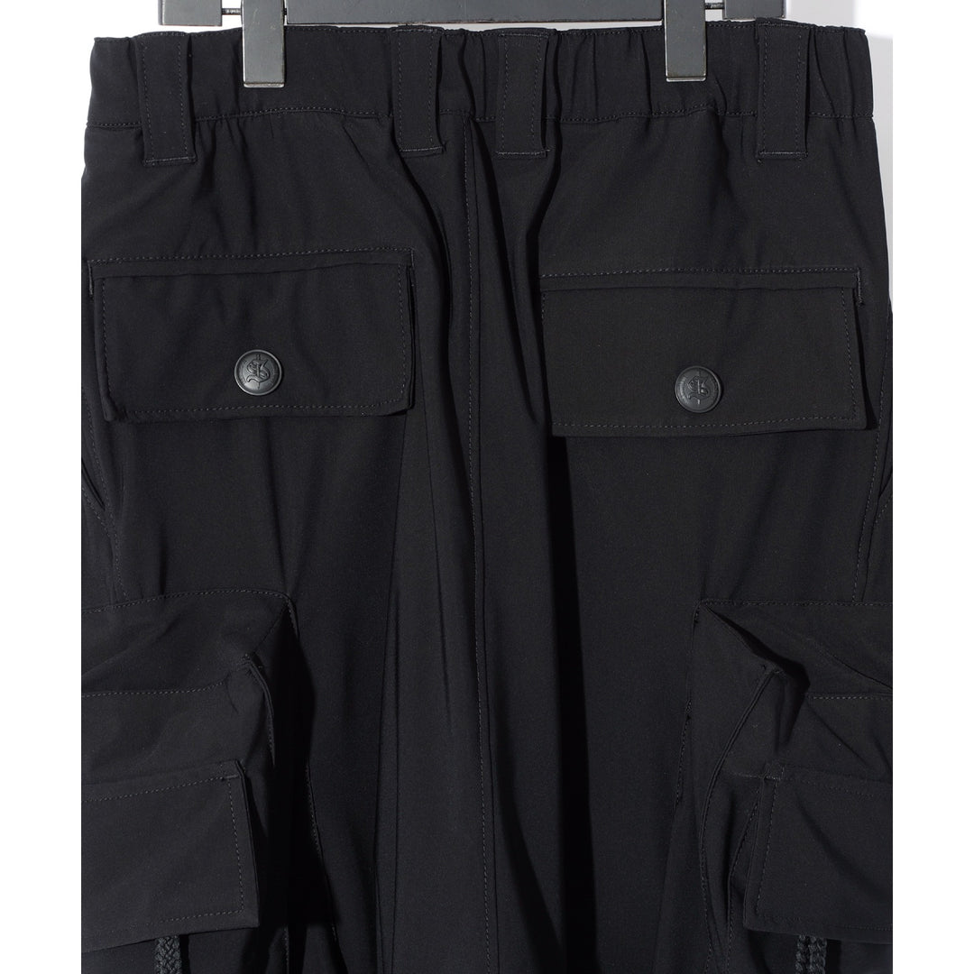 SWITCHBLADE(スイッチブレード) OVERSIZED POCKET SARROUEL PT / BLACK