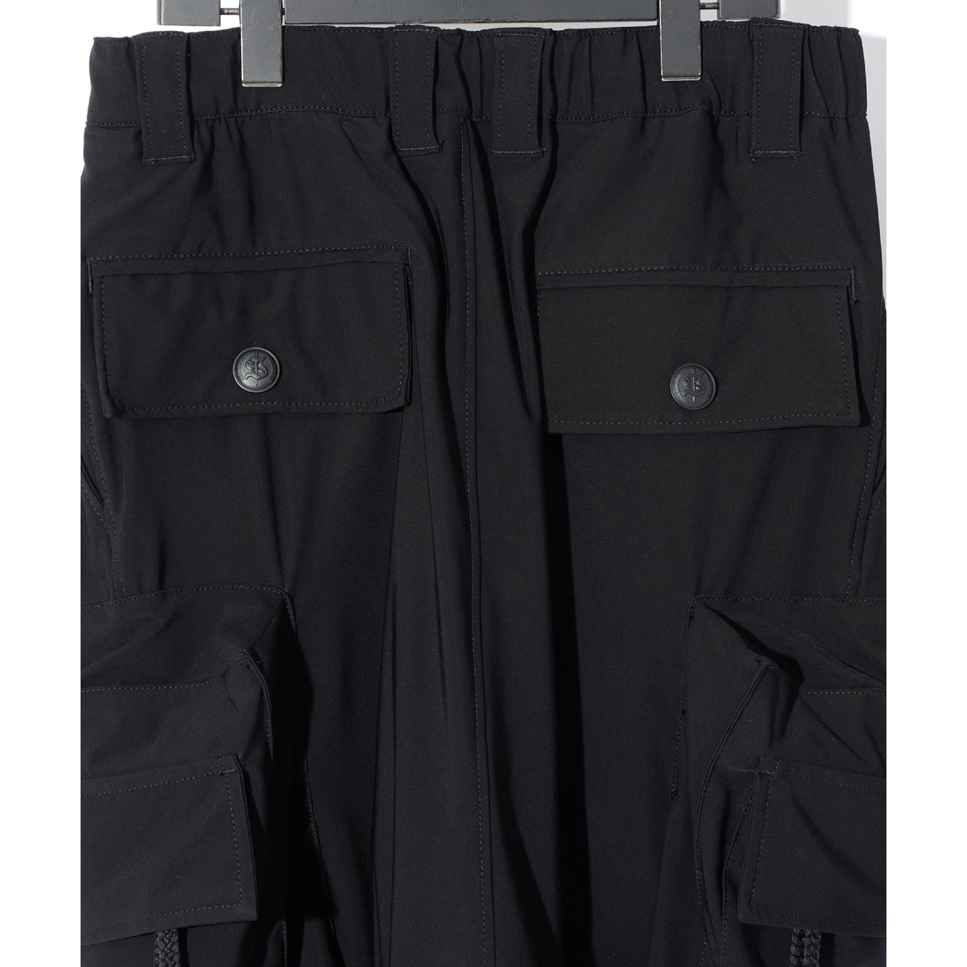 OVERSIZED POCKET SARROUEL PT / BLACK