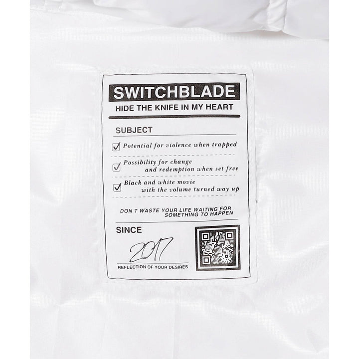 SWITCHBLADE(スイッチブレード) GLOSSY DOWN JK w/HOOD / WHITE – ANRE