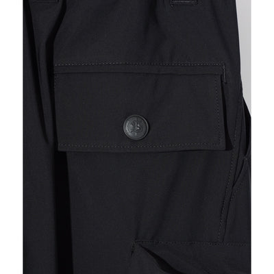 OVERSIZED POCKET SARROUEL PT / BLACK