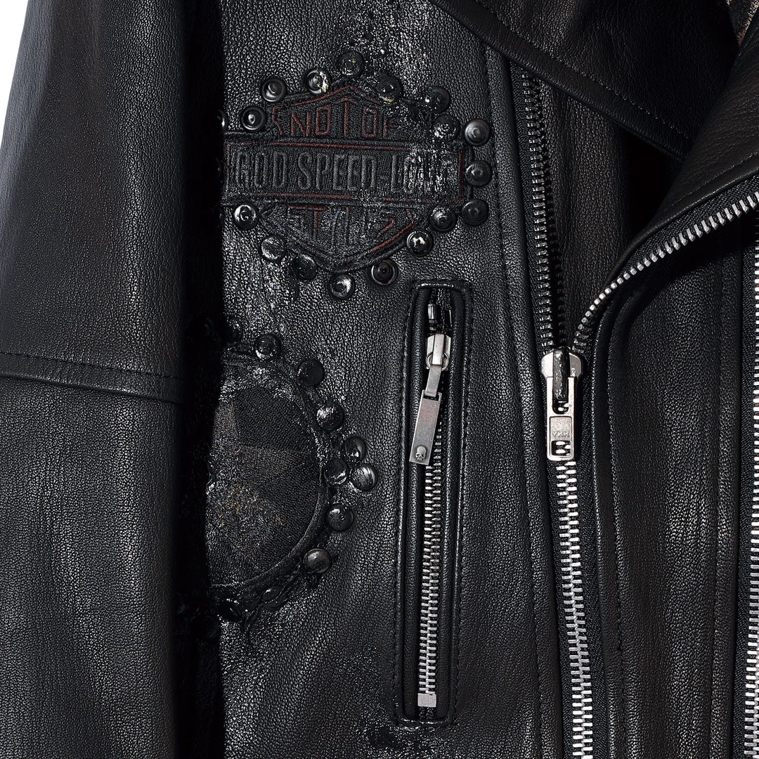 Roen(ロエン) WAPPEN RIDERS JKT / BLACK – ANRE-R SALON