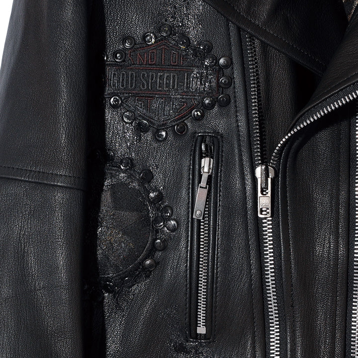 Roen(ロエン) WAPPEN RIDERS JKT / BLACK – ANRE-R SALON