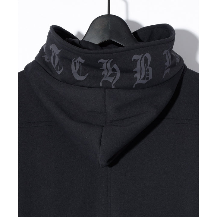 新品SWITCHBLADE スイッチブレード　HOODIE ROBE ローブ SWITCHBLADE(スイッチブレード) HIGH-NECK LONG HOODIE JK / BLACK