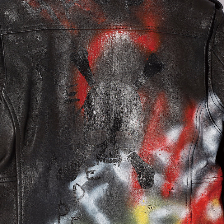 Roen(ロエン) SPRAYED RIDERS JKT / BLACK – ANRE-R SALON
