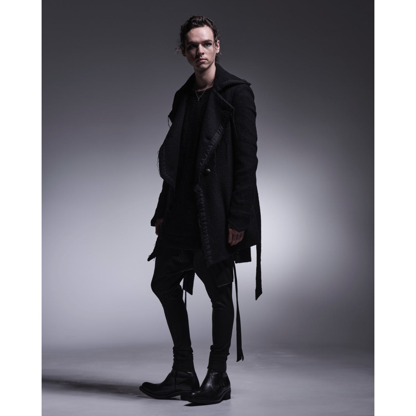 CoatingHighTensionJersey SaruelPants / Black