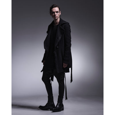 CoatingHighTensionJersey SaruelPants / Black