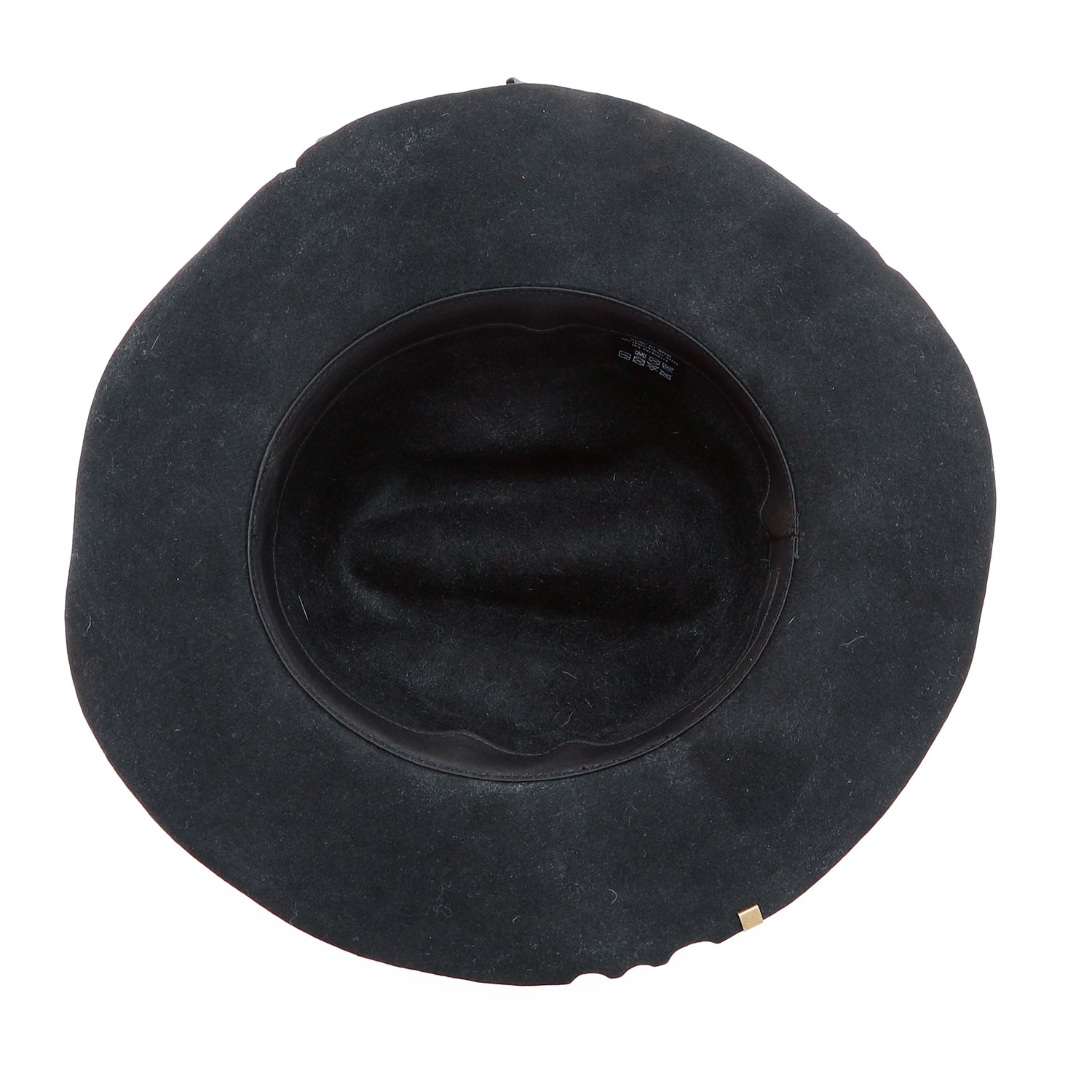 Small Triangle Hat triangles hat(トライアングルズハット) Leather Ribbon Charcoal Burned Hat ...