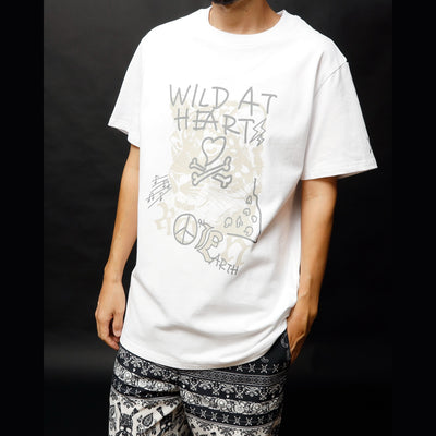 WILD HEART GRAPHIC T / WHITE