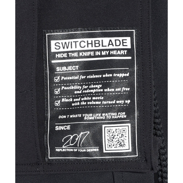 SWITCHBLADE(スイッチブレード) MILITARY CROPPED CARGO PT / BLACK