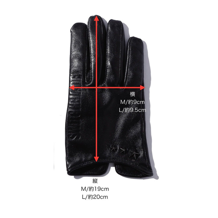 【在庫僅少】 SWITCHBLADE(スイッチブレード) STAR-STUDDED LEATHER GLOVES 小物
