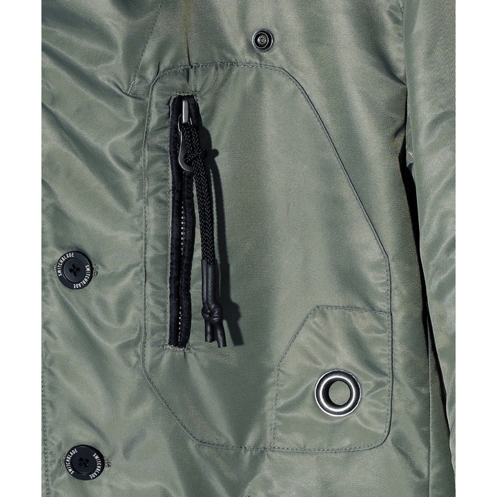 SWITCHBLADE(スイッチブレード) FAKE LAYERED NYLON JK w/HOOD