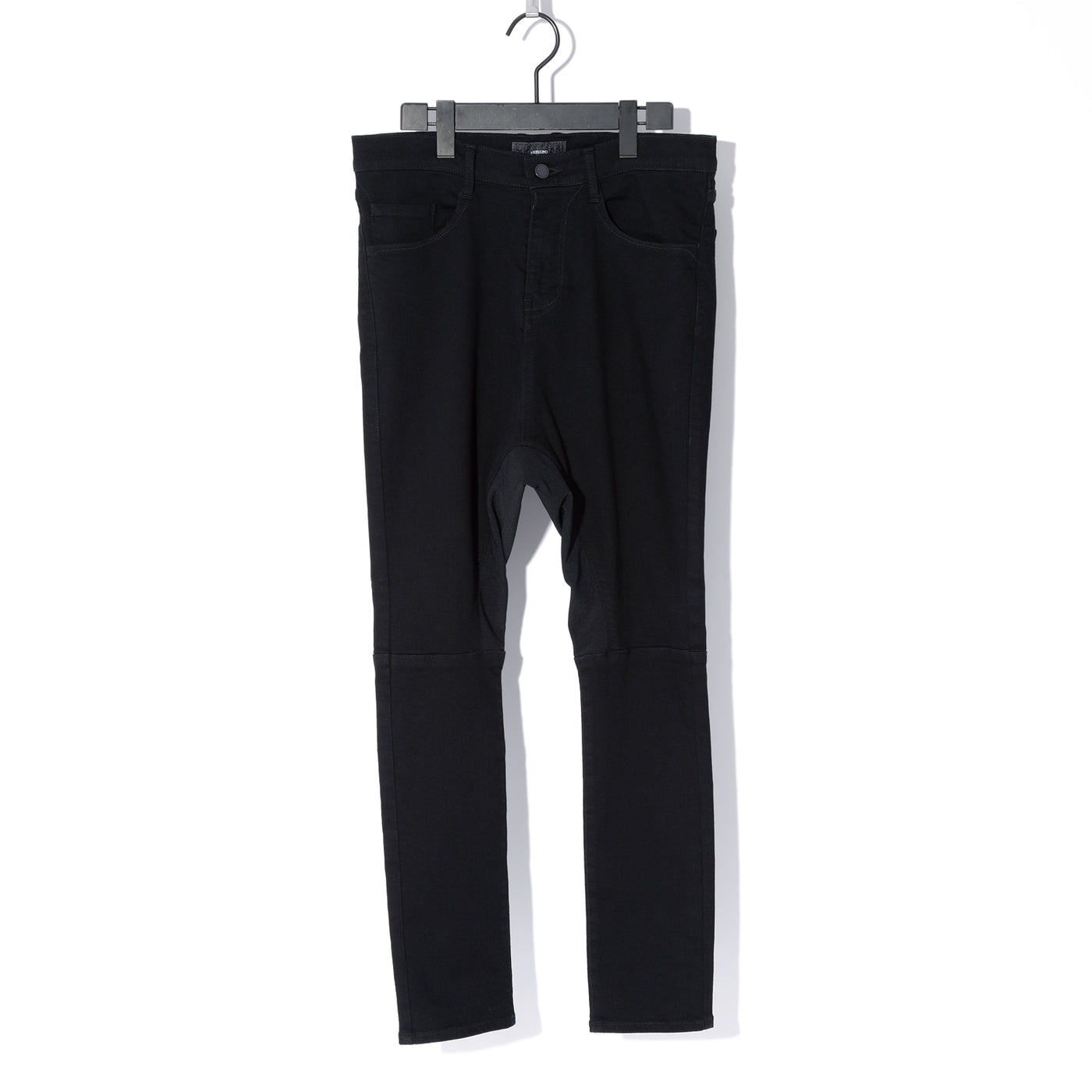ハイブリットストレッチデニムサルエルPT / BLACK