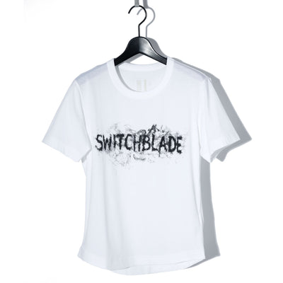 SWITCHBLADE(スイッチブレード) SMOKE SB LOGO TEE / WHITE – ANRE-R SALON