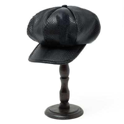 triangles hat(トライアングルズハット) Leather Chain Turn Cap