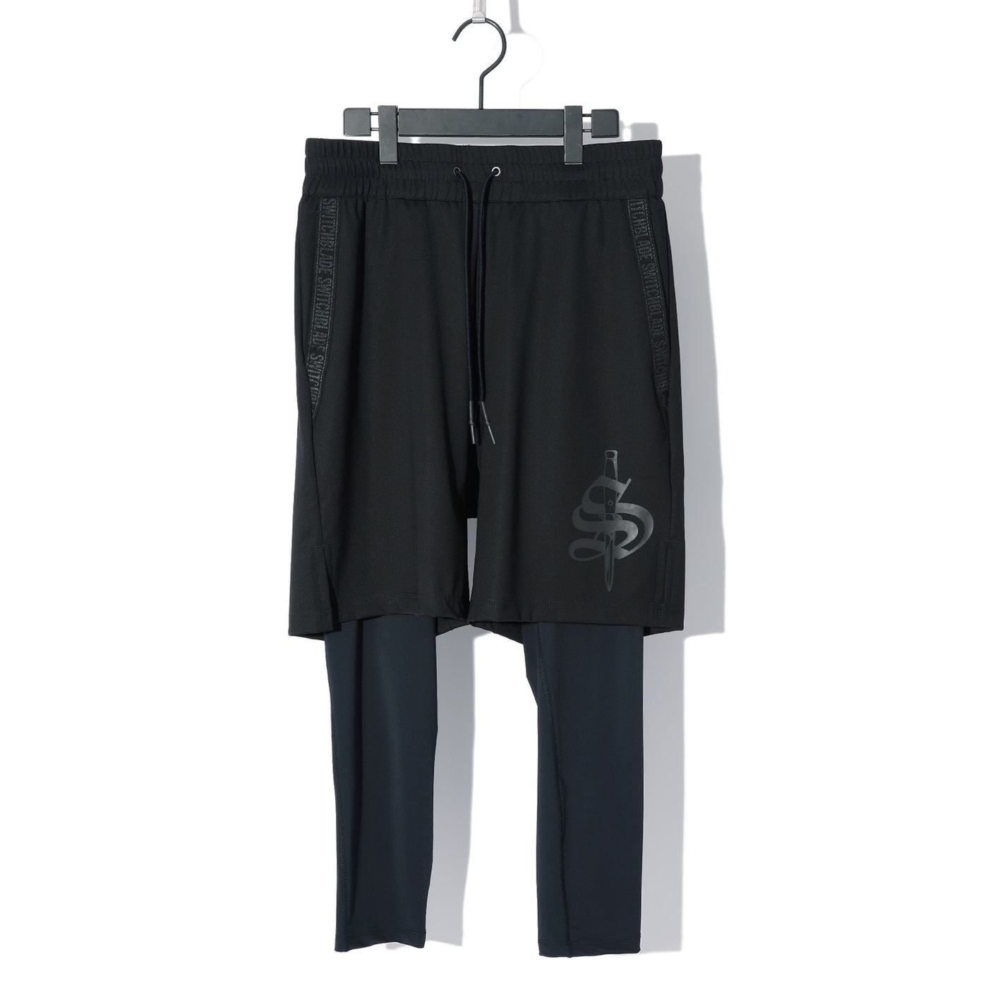 WIDE LAYERED SB SHORT PT / BLACK