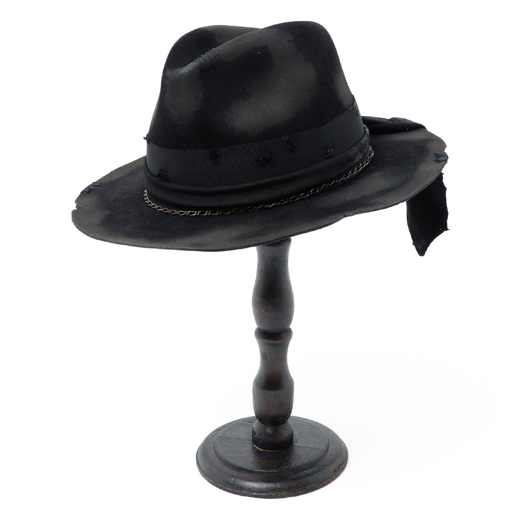 【2.2万割引】Dangle Leather Burned Chain Hat triangles hat(トライアングルズハット) Dangle Leather Burned Chain