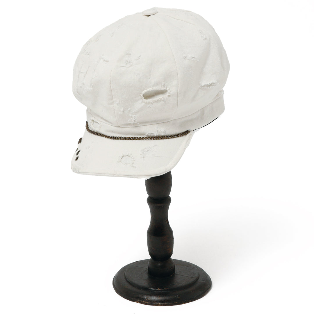 トライアングルロゴ付き ヴィンテージ仕上げ コットンハット Triangle Logo Bucket Hat 帽子 ハット | GUESS(ゲス) JAPAN