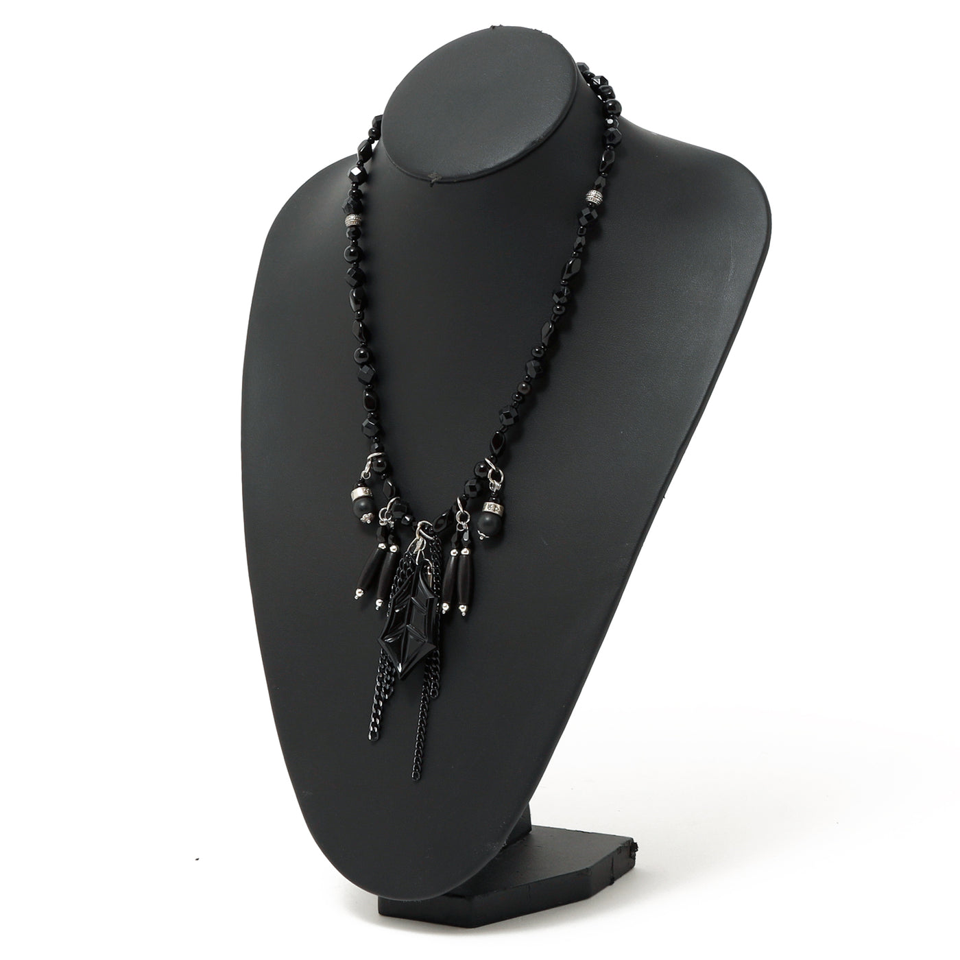 Woden / black / necklace / BLACK