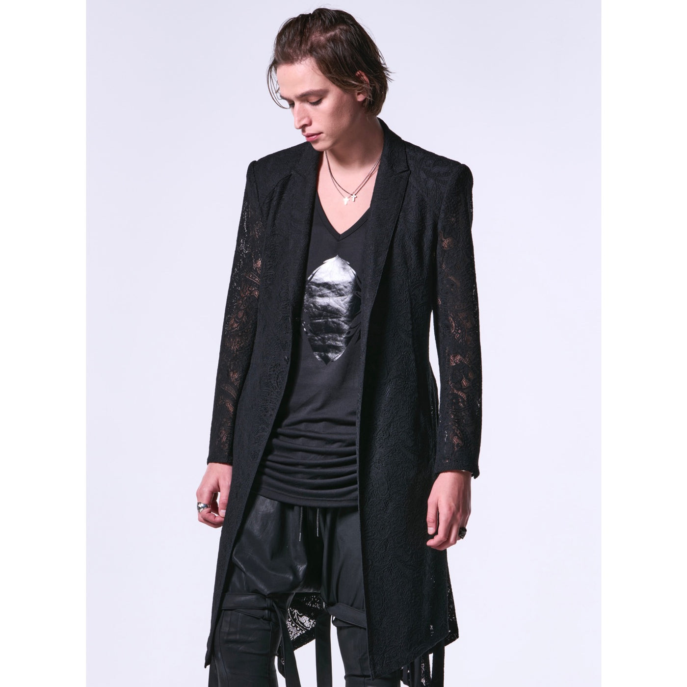 Lace FlareJacket / Black