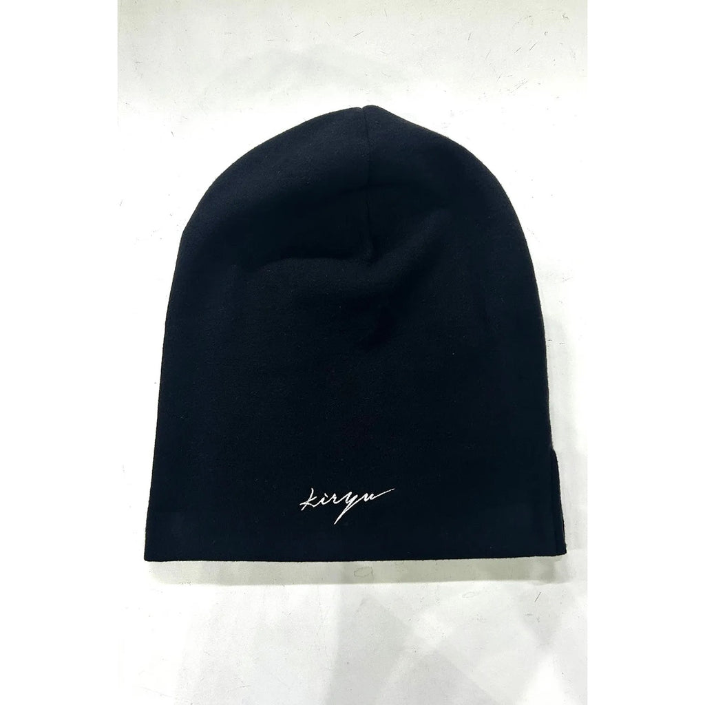 【未使用】kiryuyrik キリュウキリュウ 帽子 キャスケット ロゴ刺繍 黒 kiryuyrik(キリュウキリュウ)HeatTechBEATENJIKU Cap / Black – ANRE-R