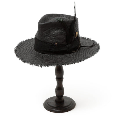 triangles hat(トライアングルズハット) Leather Chain Turn Cap