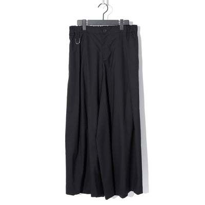 TWS-Toropical SlitWideTuckSlacks / Black