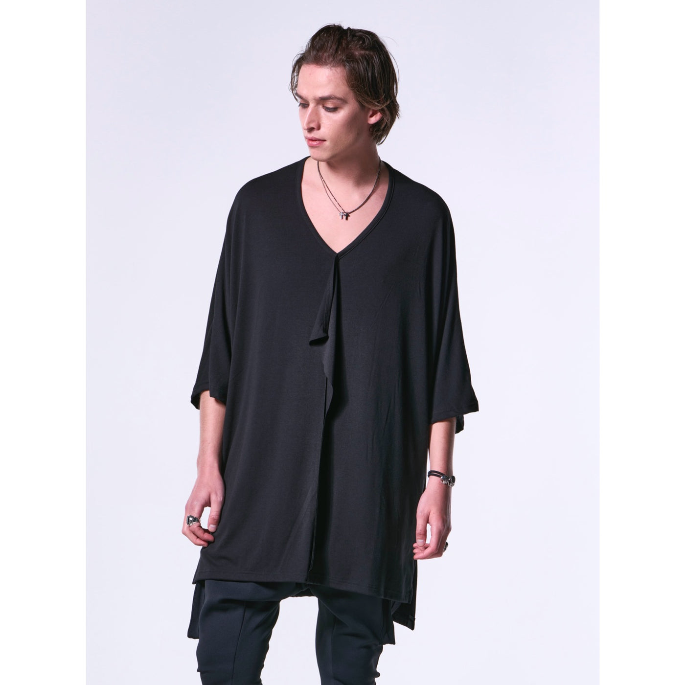 BEA-TENJIKU FrillDolmanT-Shirt / Black