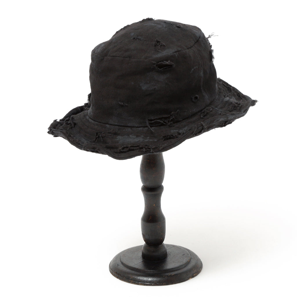 アンティーク　トライアングル　ダストパンB triangles hat(トライアングルズハット) Dirty Black Linen