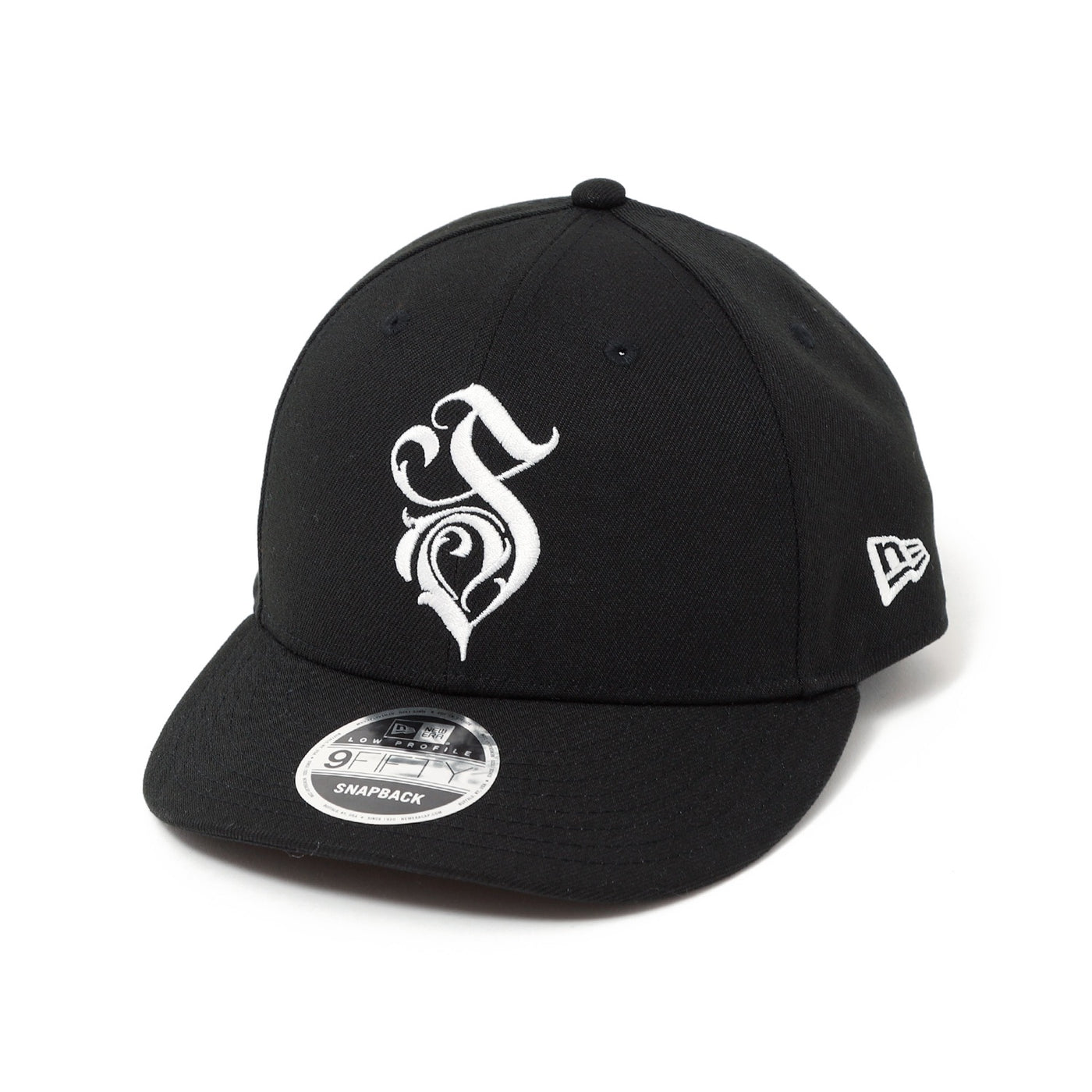 SWITCHBLADE × NEW ERA® ORNATE S BASEBALL CAP / BLACK