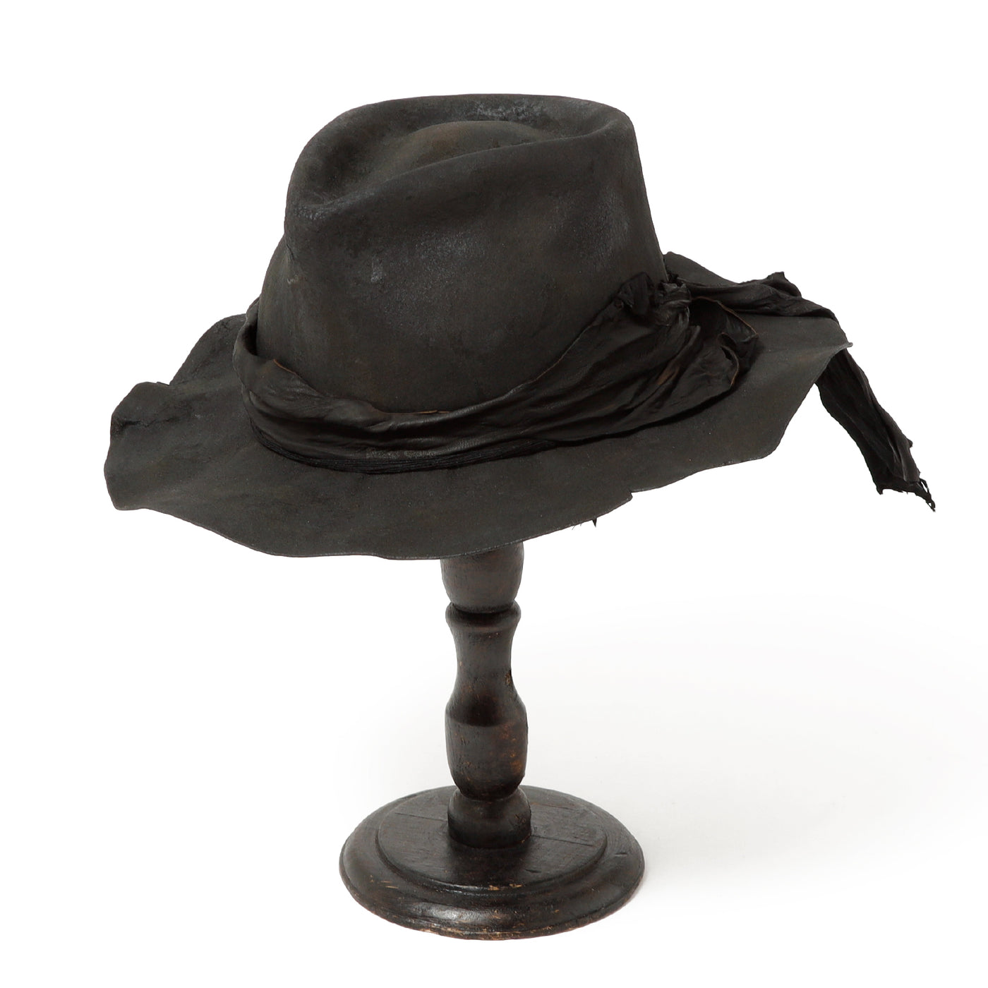 Charcoal Mirage Fedora Hat / BLACK
