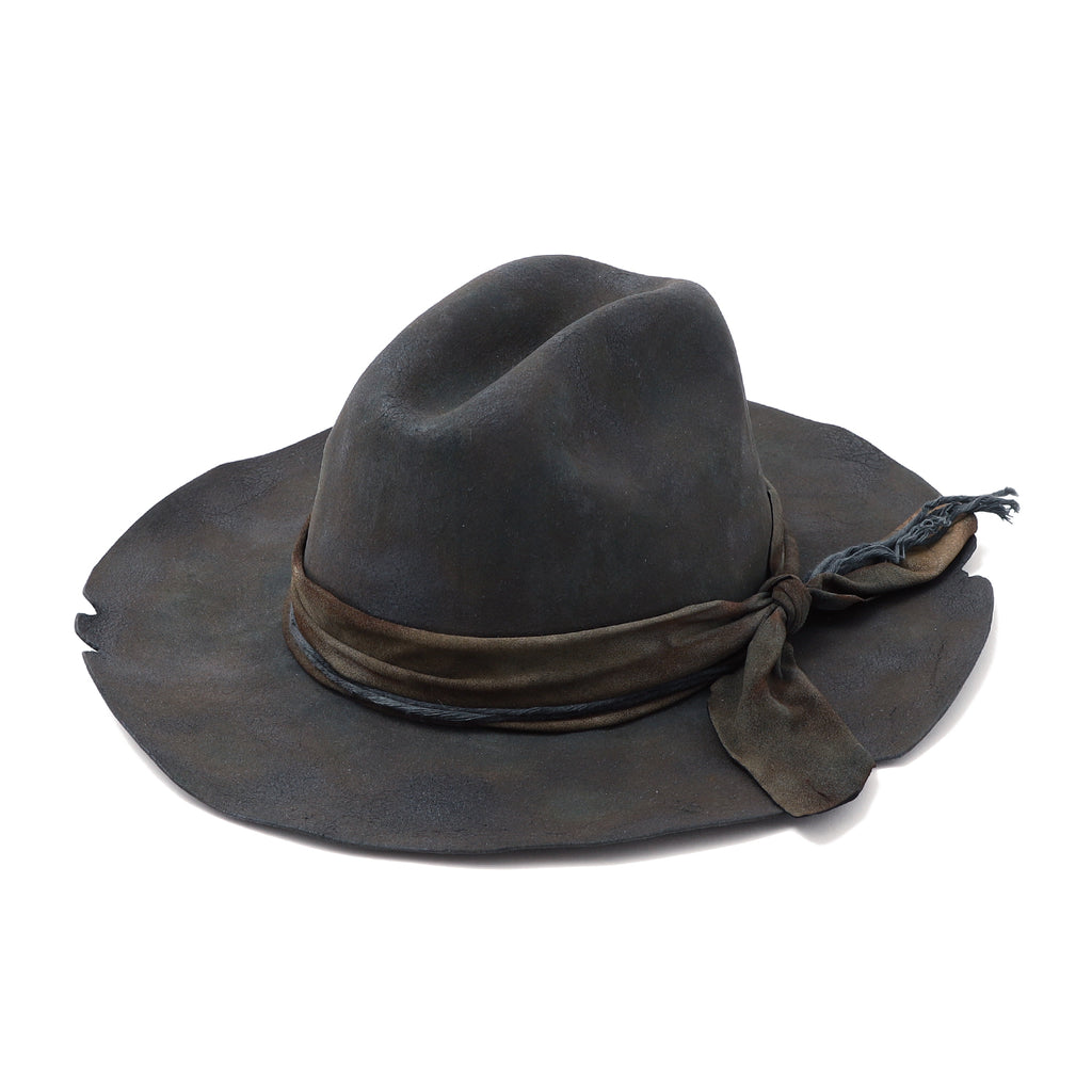 triangles hat(トライアングルズハット) Charcoal Burned Western Hat / CHARCOAL – ANRE-R  SALON