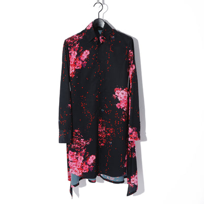 SAKURA Decine FlareShirt / Black&Pink