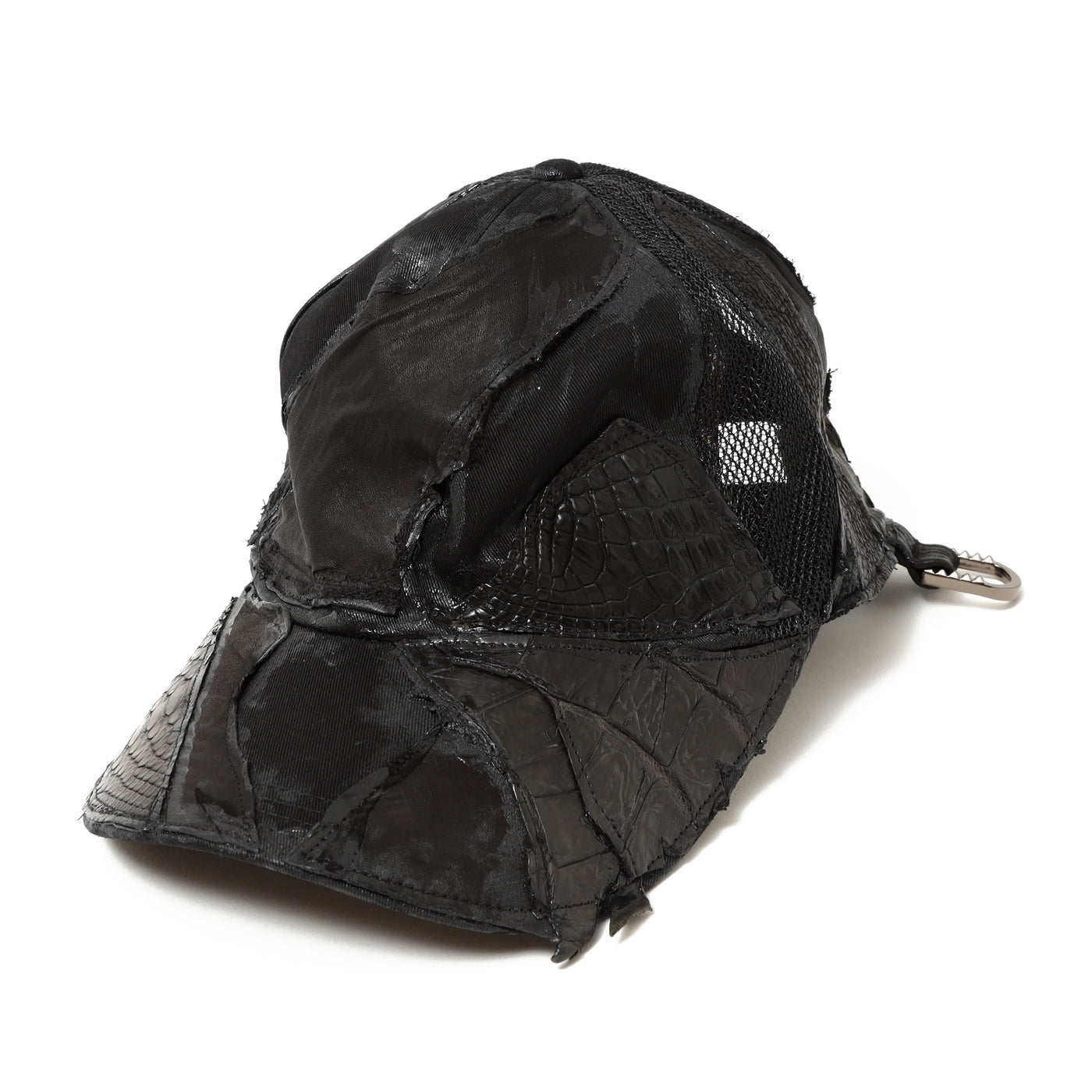 REMAKE LEATHER PATCH BB CAPⅡ / BLACK