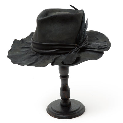 トライアングルズハット triangles hat レザーキャスケット 黒レザー triangles hat | トライアングルズハット – ANRE-R SALON
