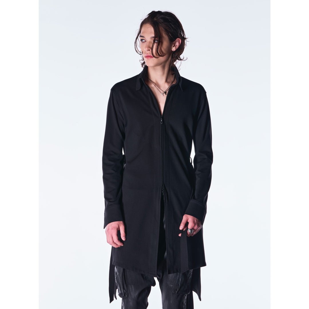 きりゅうさん専用 kiryuyrik(キリュウキリュウ)Mockroady StandCollarZippShirt / Black