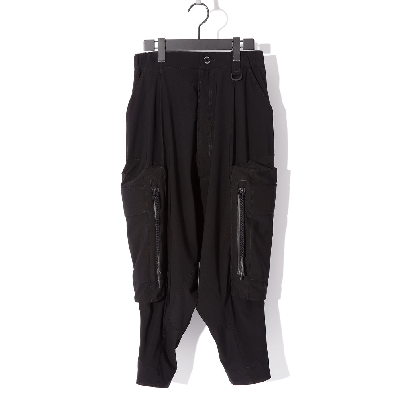 OVERSIZED POCKET SARROUEL PT / BLACK