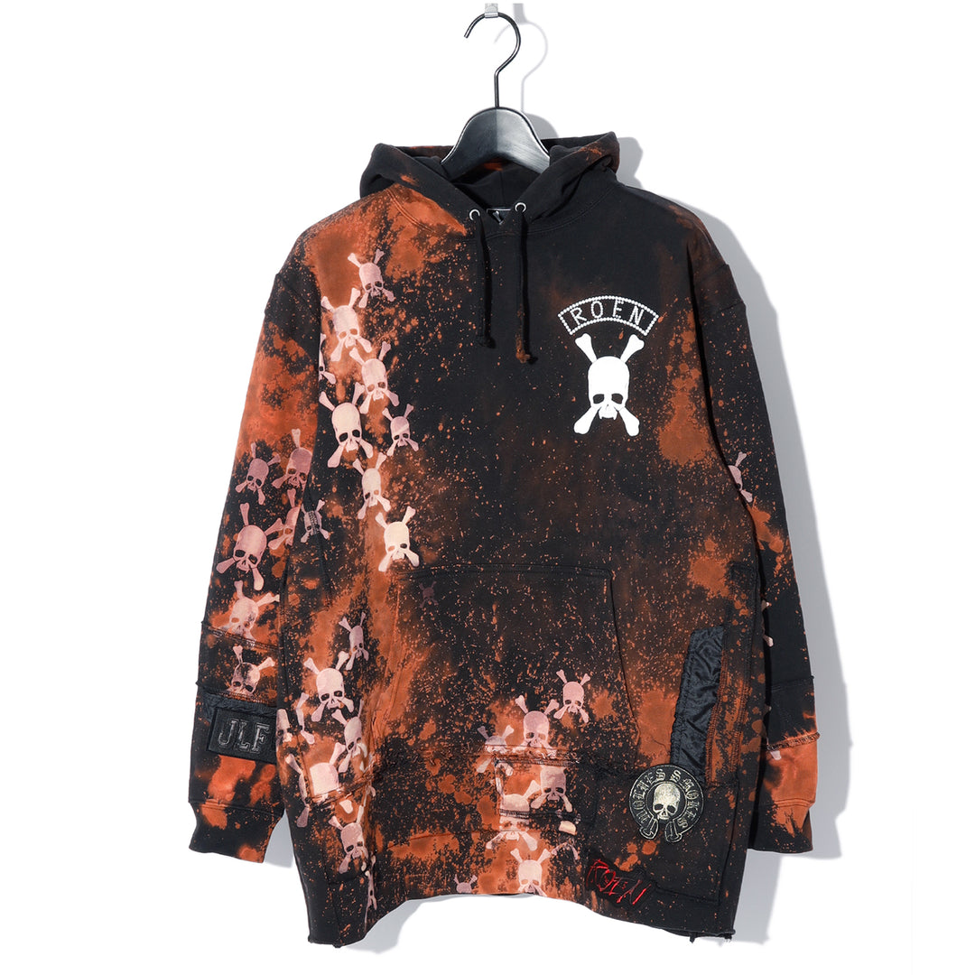 Roen(ロエン) REMAKE BIG BLEACH WAPPEN HOODIE / BLACK – ANRE-R SALON