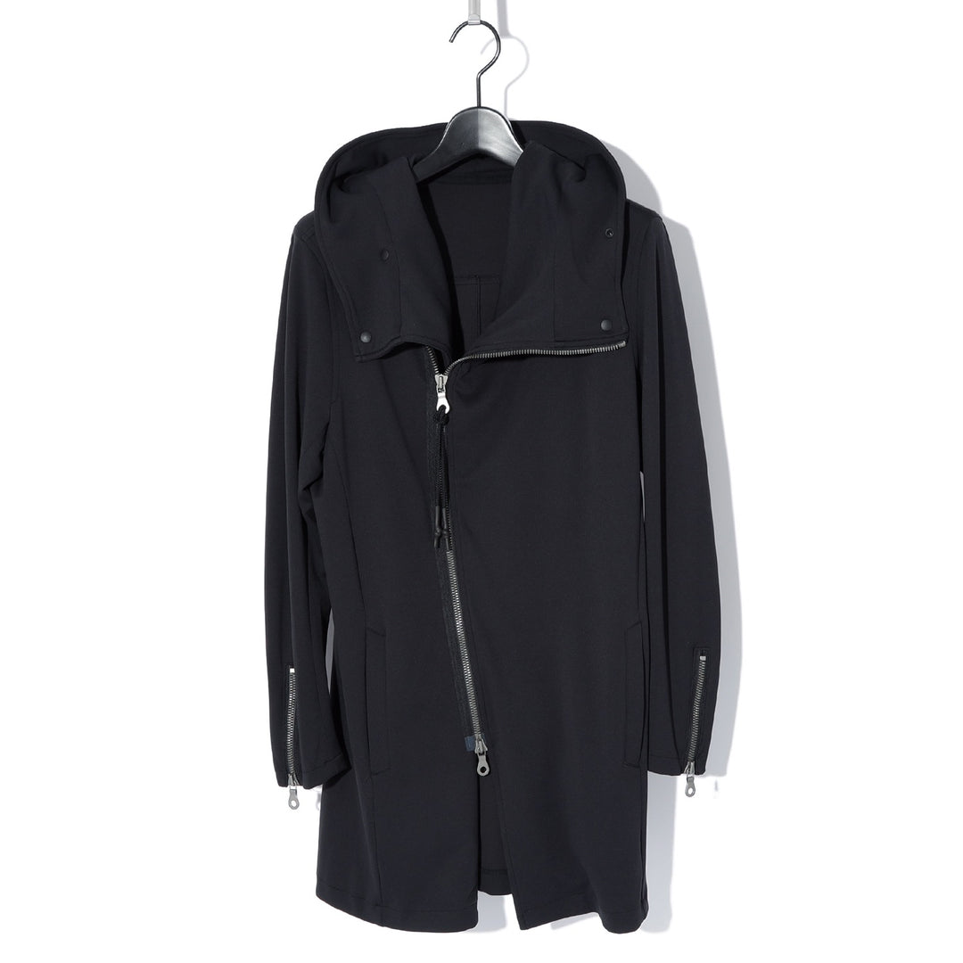 新品SWITCHBLADE スイッチブレード　HOODIE ROBE ローブ SWITCHBLADE(スイッチブレード) HIGH-NECK LONG HOODIE JK / BLACK