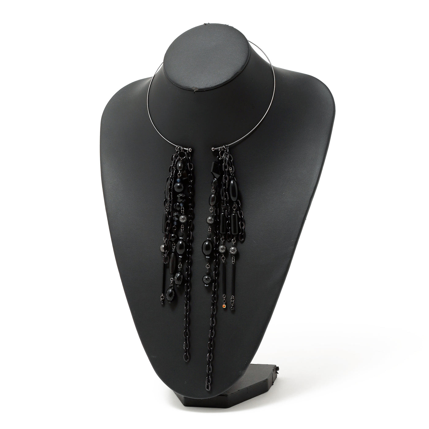 深淵 / Abyss / woden / necklace / BLACK
