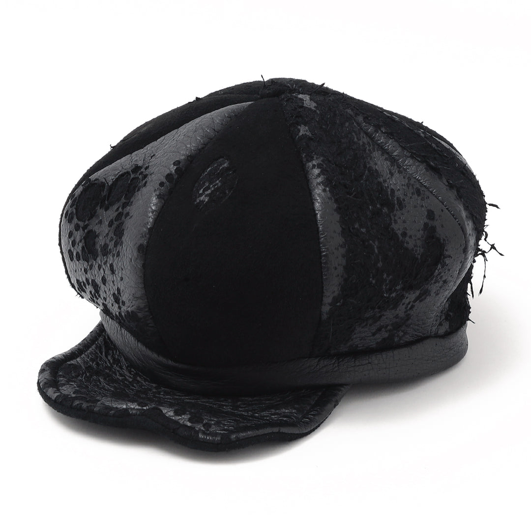 triangles hat(トライアングルズハット) Damaged Leather Casquette