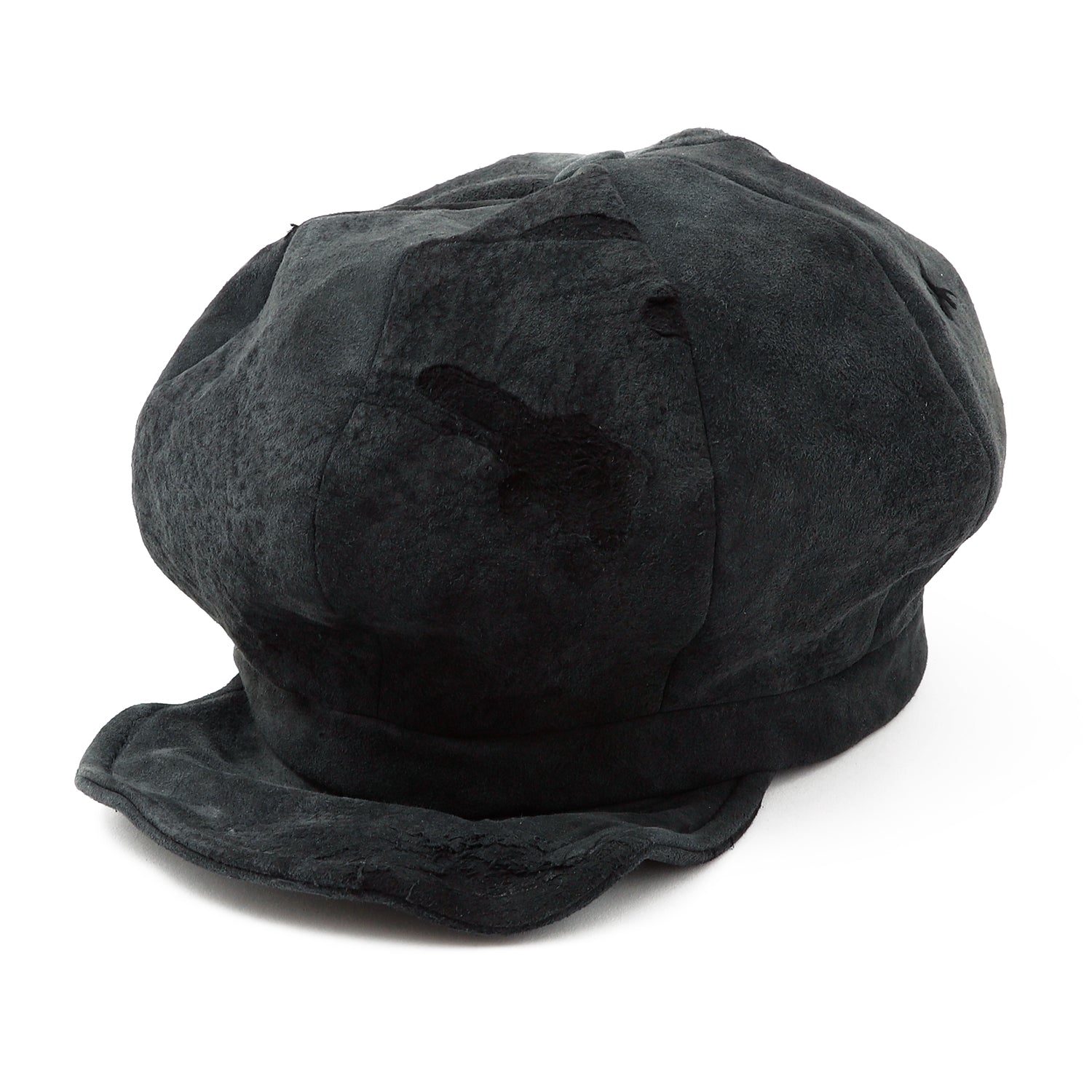 Small Triangle Hat triangles hat(トライアングルズハット) Processed Leather Casquette / BLACK – ANRE-R ...